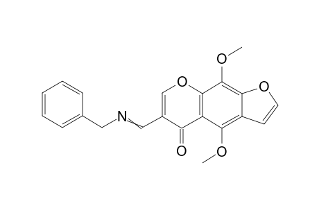 6-[(Benzylimino)methyl]-4,9-dimethoxy-5H-furo[3,2-g] chromen-5-one