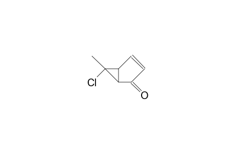 6-Methyl-6-chloro-bicyclo(3.1.0)hexan-2-one diastereomer 1