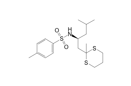 4-Methyl-N-[(2S)-4-methyl-1-(2-methyl-1,3-dithian-2-yl)pentan-2-yl]benzenesulfonamide