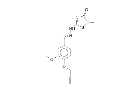2-[N'-(3-methoxy-4-propargyloxybenzylidenehydrazino)]-5-methyl-4,5-