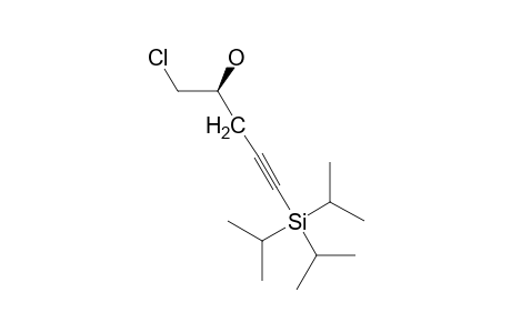 (2S)-1-CHLORO-5-(TRIISOPROPYLSILANYL)-PENT-4-YN-2-OL