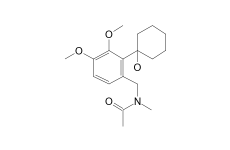 N-Acetyl-1-(2,3-dimethoxy-6-N-methylbenzenyl)cyclohexanol