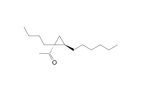 r-1-Acetyl-1-butyl-t-2-hexylcyclopropane