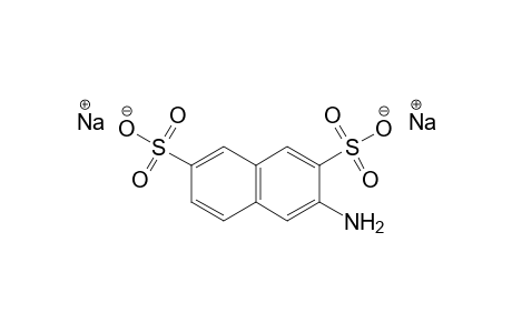 3-amino-2,7-naphthalenedisulfonic acid, disodium salt