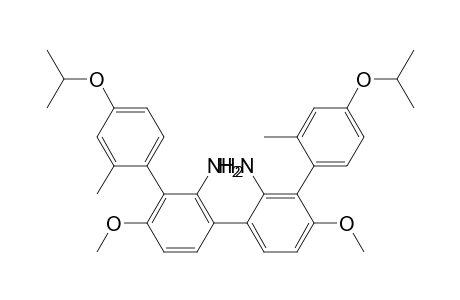 [1,1':3',1'':3'',1'''-Quaterphenyl]-2',2''-diamine, 4'',6'-dimethoxy-2,2'''-dimethyl-4,4'''-bis(1-methylethoxy)-