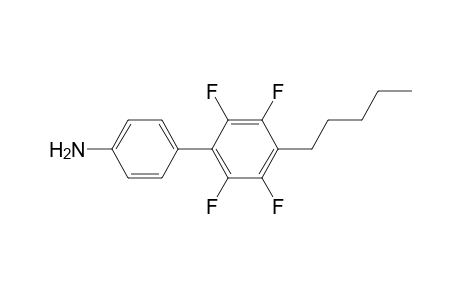 4-(2,3,5,6-tetrafluoro-4-pentyl-phenyl)aniline