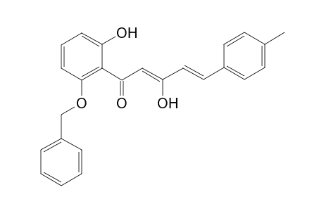 1-[2-Benzyloxy-6-hydroxyphenyl]-5-(4-methyphenyl)-3-hydroxy-2,4-penten-1-one