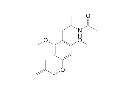 2,6-Dimethoxy-4-(2-methyl-2-propenoxy)amphetamine AC