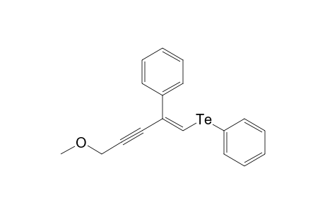 1-(Phenyltelluro)-4-(methoxymethyl)-2-phenylbut-1-en-3-yne