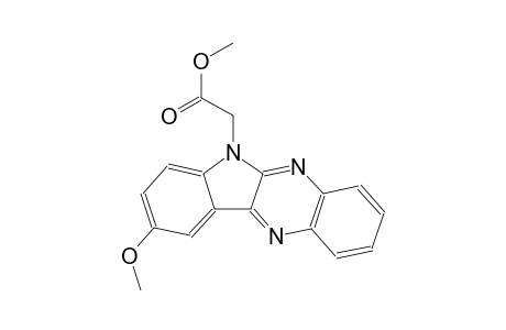6H-Indolo[2,3-b]quinoxaline-6-acetic acid, 9-methoxy-, methyl ester