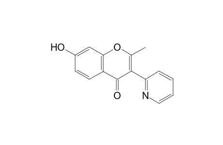 7-Hydroxy-2-methyl-3-(2-pyridinyl)-4H-chromen-4-one