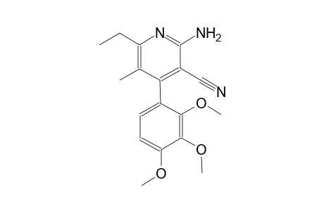 2-amino-6-ethyl-5-methyl-4-(2,3,4-trimethoxyphenyl)nicotinonitrile