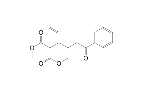 2-(6-oxo-6-phenylhex-1-en-3-yl)propanedioic acid dimethyl ester