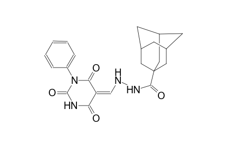 N'-[(Z)-(2,4,6-trioxo-1-phenyltetrahydro-5(2H)-pyrimidinylidene)methyl]-1-adamantanecarbohydrazide