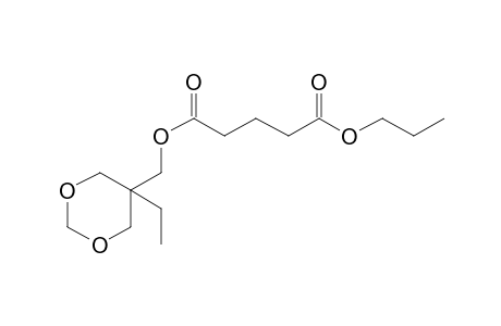 Glutaric acid, (5-ethyl-1,3-dioxan-5-yl)methyl propyl ester