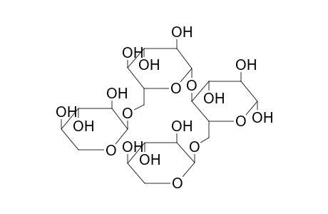 ALPHA-D-XYLOPYRANOSYL-(1->6)-BETA-D-GLUCOPYRANOSYL-[ALPHA-D-XYLOPYRANOSYL-(1->6)]-(1->4)-BETA-D-GLUCOPYRANOSE