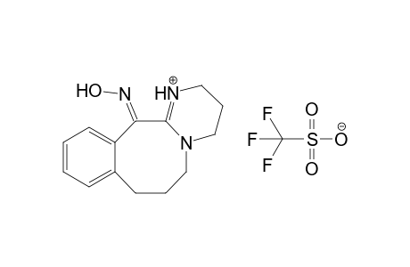 12-[(E)-Hydroxyimino]-3,4,5,6,7,12-hexahydro-2H-4a-aza-1-azoniadibenzo[a,d]cyclooctene trifluoromethanesulfonate