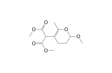 Dimethyl (2-methoxy-6-methyl-3,4-dihydro-2H-pyran-5-yl)malonate