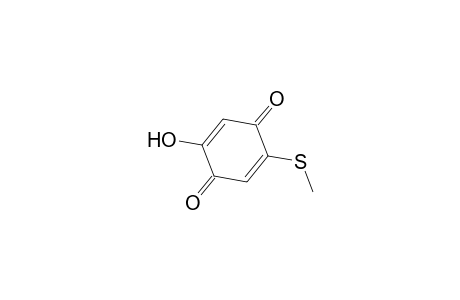 p-Benzoquinone, 2-hydroxy-5-(methylthio)-