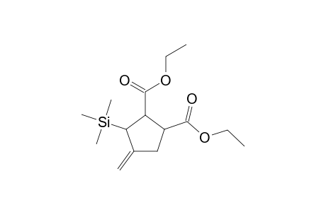 4-Methylene-3-trimethylsilyl-cyclopentane-1,2-dicarboxylic acid diethyl ester