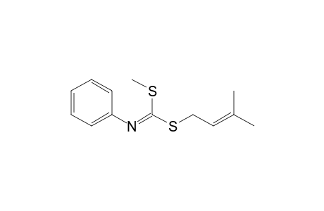 3-Methylbut-2-en-1-yl Methyl N-phenyldithiocarbonimidate