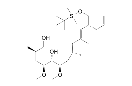 (2R,4S,5R,6R,8S,10E,12R)-12-(tert-Butyldimethylsilyl)oxymethyl-4,6-dimethoxy-2,8,10-trimethyl-10,14-pentadecadiene-1,5-diol
