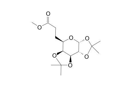 Methyl 1,2 : 3,4-di-O-isopropylidene-6-deoxy-.alpha.-D-galacto-octapyranuronate