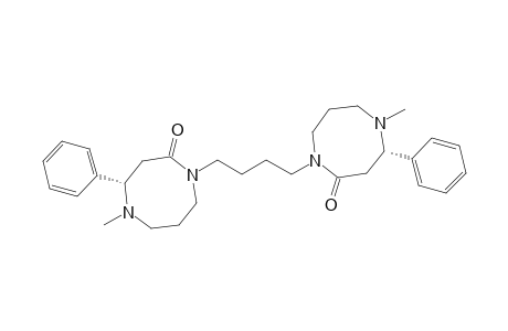 (4S)-1-[4-[(4S)-2-keto-5-methyl-4-phenyl-1,5-diazocan-1-yl]butyl]-5-methyl-4-phenyl-1,5-diazocan-2-one