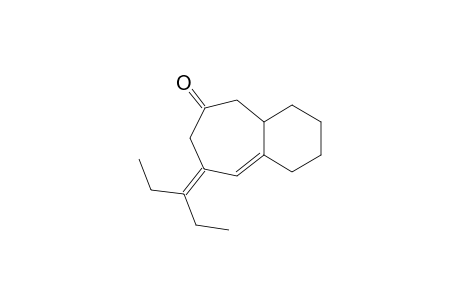 8-Pentan-3-ylidene-3,4,4a,5,7,8-hexahydro-1H-benzo[7]annulen-6(2H)-one