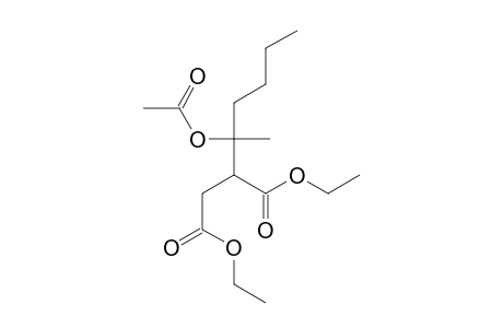 Butanedioic acid, [1-(acetyloxy)-1,2,2-trimethylpropyl]-, diethyl ester