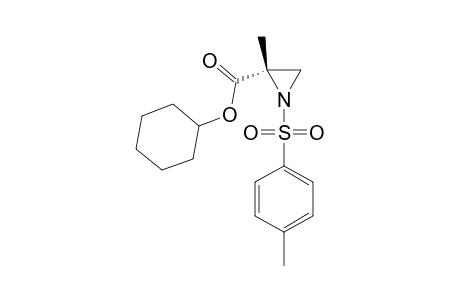 Cyclohexyl (3S)-Methyl-N-p-toluenesulfonylaziridin-(2S)-carboxylate