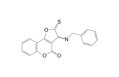 3-(Benzylimino)-2-thioxo-4H-furo[3,2-c]chromen-4(2H)-one