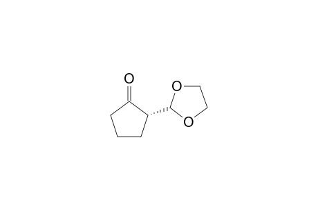 (S)-3-(1,3-Dioxolan-2-yl)-2-cyclopentanone