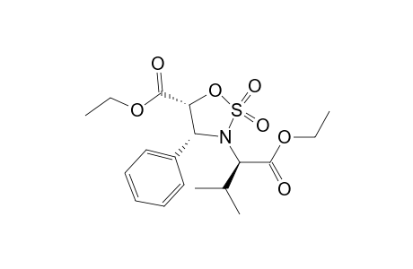 (5R,4R)-5-Ethoxycarbonyl-3-(1-ethoxycarbonyl-1beta-i-propyl)methyl-4-phenyl-1,2,3-oxathiazolidine-2,2-dioxide