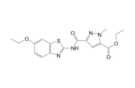 ethyl 3-{[(6-ethoxy-1,3-benzothiazol-2-yl)amino]carbonyl}-1-methyl-1H-pyrazole-5-carboxylate