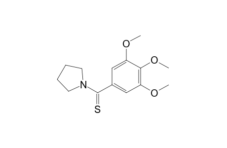 1-(3,4,5-trimethoxythiobenzoyl)pyrrolidine