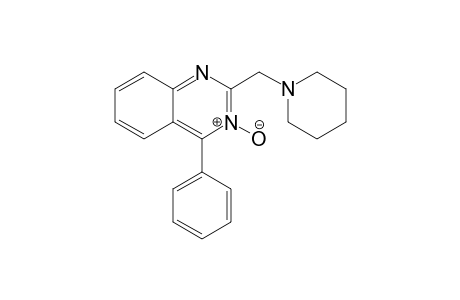 4-Phenyl-2-(piperidinomethyl)quinazolin-3-oxide