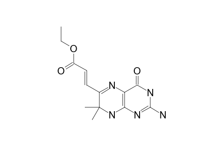 7,8-DIHYDRO-7,7-DIMETHYL-6-(2-ETHOXYCARBONYLVINYL)-PTERIN