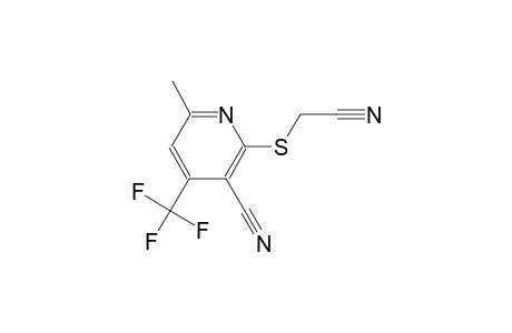 2-[(cyanomethyl)sulfanyl]-6-methyl-4-(trifluoromethyl)nicotinonitrile