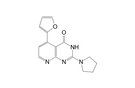 pyrido[2,3-d]pyrimidin-4(3H)-one, 5-(2-furanyl)-2-(1-pyrrolidinyl)-