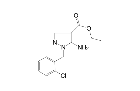 1H-Pyrazole-4-carboxylic acid, 5-amino-1-[(2-chlorophenyl)methyl]-, ethyl ester
