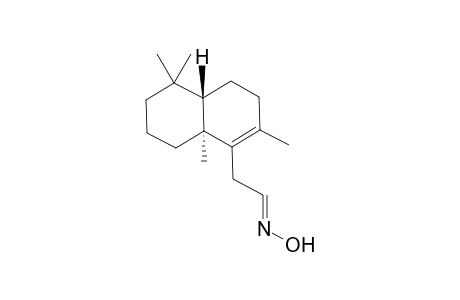 (E)-N-Hydroxy-2-[(4aS,8aS)-3,4,4a,5,6,7,8,8a-octahydro-2,5,5,8a-tetramethylnaphthalen-1-yl]ethanimine