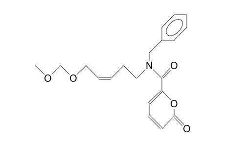 N-Benzyl-N-(5-methoxymethoxy-pent-3(Z)-enyl)-2'-oxo-pyran-6'-carboxamide