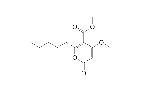 4-Methoxy-5-carbomethoxy-6-pentyl-2H-pyran-2-one