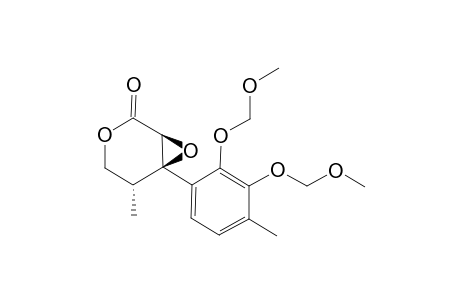 (2S,3R,4R)-3-[2,3-Bis(methoxymethoxy-4-methylphenyl]-2,3-epoxy-4-methyl-.delta.-valerolactone