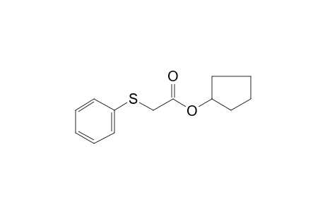 (Phenylthio)acetic acid, cyclopentyl ester