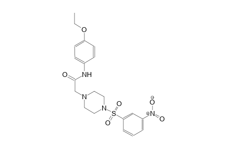 1-piperazineacetamide, N-(4-ethoxyphenyl)-4-[(3-nitrophenyl)sulfonyl]-