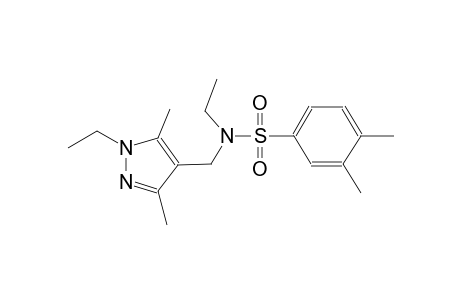 benzenesulfonamide, N-ethyl-N-[(1-ethyl-3,5-dimethyl-1H-pyrazol-4-yl)methyl]-3,4-dimethyl-