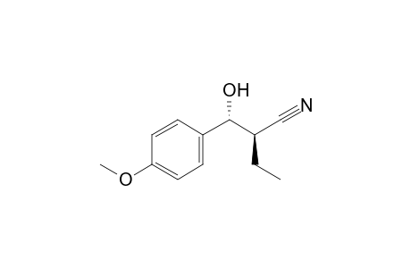 (2R,1'R)-2-[1-Hydroxy-1-(4-methoxyphenyl)methyl]butanenitrile