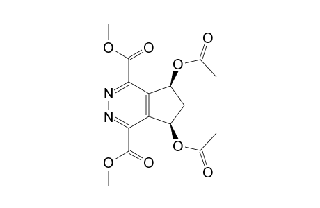 Dimethyl (5R,7S)-5,7-bis(acetyloxy)-6,7-dihydro-5H-cyclopenta[d]pyridazine-1,4-dicarboxylate